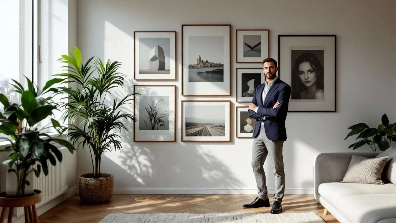 Die perfekte Bilderwand: Mit diesen Profi-Tipps wird Ihr Wohnzimmer zur privaten Galerie