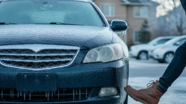Versicherungs-Falle nach Blitzeis Warum Ihr geparktes Auto jetzt zur teuren Gefahr wird